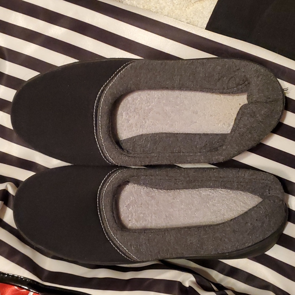 Slippers with hard sole